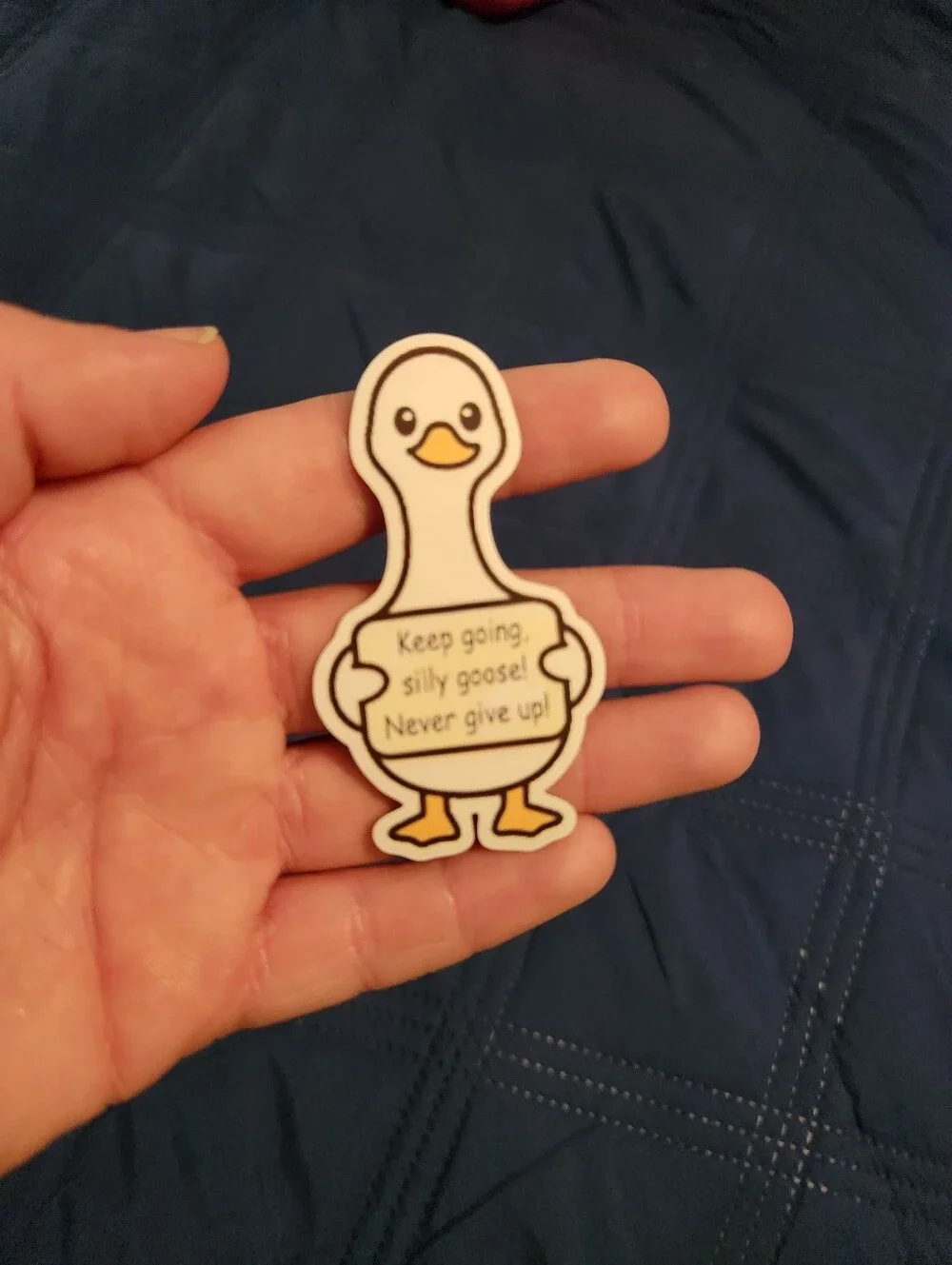 🎉 Goose Positive Saying Magnet